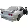 VSaero FRP MSPO Rear Bumper for Nissan Skyline R33 GTS 1995-1998 > 4dr Sedan - Image 2