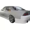 VSaero FRP MSPO Rear Bumper for Nissan Skyline R33 GTS 1995-1998 > 4dr Sedan - Image 5