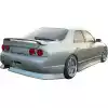 VSaero FRP MSPO Rear Bumper for Nissan Skyline R33 GTS 1995-1998 > 4dr Sedan - Image 6