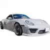 VSaero FRP TKYO v2 Wide Body Front Bumper 3pc > Porsche Cayman 987 2006-2008 - Image 5