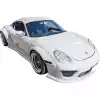 VSaero FRP TKYO v2 Wide Body Front Bumper 3pc > Porsche Cayman 987 2006-2008 - Image 6