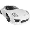 VSaero FRP TKYO v2 Wide Body Front Bumper 3pc > Porsche Cayman 987 2006-2008 - Image 9