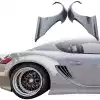 VSaero FRP TKYO v2 Wide Body Fender Flares (rear) 100mm > Porsche Cayman 987 2006-2008 - Image 1