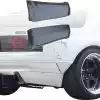 VSaero FRP TKYO Wide Body Rear Lip Add-ons for Mazda RX-7 FC3S 1986-1992 - Image 1