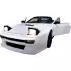 VSaero FRP TKYO Wide Body Smooth Front Bumper for Mazda RX-7 FC3S 1986-1992 - Image 4