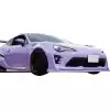 VSaero FRP AG T2 Wide Body Fenders (front) 4pc 50mm for Scion FR-S ZN6 2013-2016 - Image 11