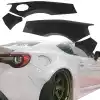 VSaero FRP AG T2 Wide Body Fenders (rear) 80mm for Scion FR-S ZN6 2013-2016 - Image 1