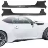 VSaero FRP AG T2 Wide Body Side Skirts for Toyota 86 2017-2020 - Image 1