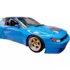 VSaero FRP TKYO v3 Wide Body Fender Flares (front) 40mm for Nissan Silvia S13 1989-1994 > 2/3dr - Image 3