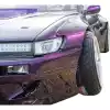 VSaero FRP TKYO v3 Wide Body Fender Flares (front) 40mm for Nissan Silvia S13 1989-1994 > 2/3dr - Image 11