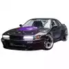 VSaero FRP TKYO v3 Wide Body Fender Flares (front) 40mm for Nissan Silvia S13 1989-1994 > 2/3dr - Image 12