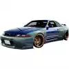 VSaero FRP TKYO Wide Body Fender Flares (front) 65mm for Nissan Skyline R33 1995-1998 > 2dr Coupe - Image 3