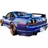 VSaero FRP TKYO Wide Body Fenders (rear) 90mm for Nissan Skyline R33 1995-1998 > 2dr Coupe - Image 3