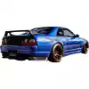 VSaero FRP TKYO Wide Body Fenders (rear) 90mm for Nissan Skyline R33 1995-1998 > 2dr Coupe - Image 6