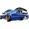 VSaero FRP TKYO Wide Body Rear Add-ons 2pc for Nissan Skyline R33 1995-1998 > 2dr Coupe - Image 2