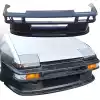 VSaero FRP TKYO Wide Body Front Bumper for Toyota Corolla AE86 Trueno 1984-1987 > 3dr Hatch - Image 4