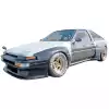 VSaero FRP TKYO Wide Body Fenders Flares (front) 40mm for Toyota Corolla AE86 Trueno 1984-1987 > 3dr Hatch - Image 5