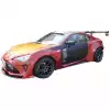 VSaero FRP AG T2 Wide Body Fenders (front) 4pc 50mm > Subaru BRZ ZN6 2013-2020 - Image 5