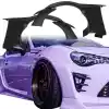 VSaero FRP AG T2 Wide Body Fenders (front) 4pc 50mm > Subaru BRZ ZN6 2013-2020 - Image 8