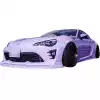 VSaero FRP AG T2 Wide Body Fenders (front) 4pc 50mm > Subaru BRZ ZN6 2013-2020 - Image 9