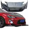 VSaero FRP VAR Wide Body Front Bumper for Subaru BRZ ZN6 2013-2020 - Image 4